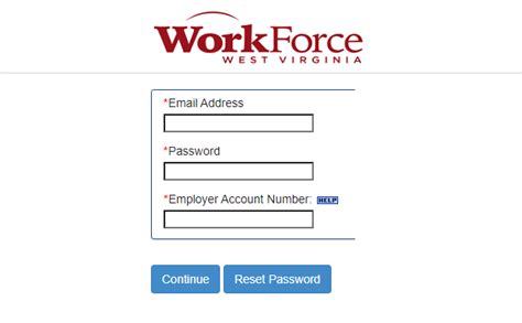 workforce wv login page